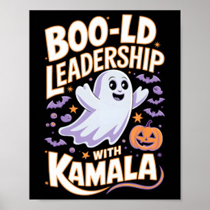 Edle Führung mit Kamala Harris Halloween 2024 Poster