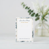 Edle Gold Glitter Marmor Schmuckanzeigekarte Visitenkarte (Stehend Vorderseite)