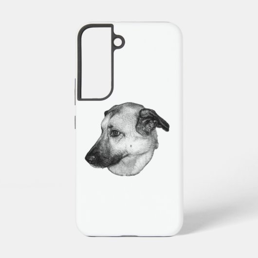 Edle Graustufen, Hundehülle Samsung Galaxy Hülle (Rückseite)