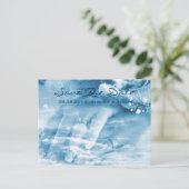 Edle Hände Jahrgang Hochzeit Save the Date Ankündigungspostkarte (Stehend Vorderseite)