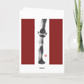 Edle leere Bambuskarte Karte (Rückseite)