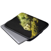 Edle Leguan-Laptop-Hülse Laptopschutzhülle (Vorne Knopf)