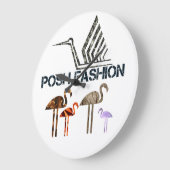 edle Mode Große Wanduhr (Winkel)