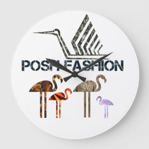 edle Mode Große Wanduhr