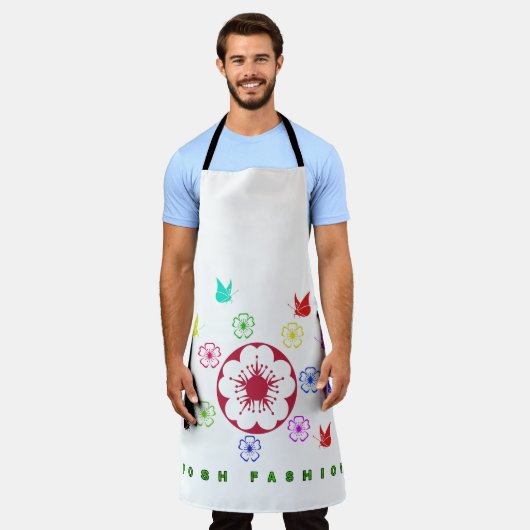 edle Mode Schürze (Getragen)