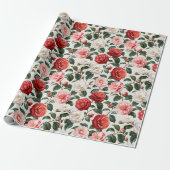 Edle neutrale Kamelien-Blumenkunst Geschenkpapier (Ungerollt)