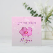 Edle persische neues Jahr-Blüte - Einladung (Stehend Vorderseite)