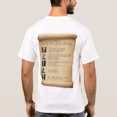 Edle politische Zitate T-Shirt (Rückseite)
