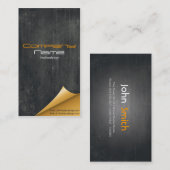 Edle und kreative grunge Media Visitenkarte (Vorne/Hinten)