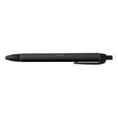 Edler schwarzer Stift mit individuellem Namen für (Unterseite)