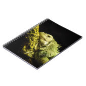 Edles Leguan-Notizbuch Notizblock (Linke Seite)