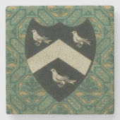 Edles Wappen II Steinuntersetzer (Vorderseite)