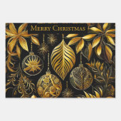 Edles Weihnachtsgeschenkpapier Geschenkpapier Set (Vorderseite)