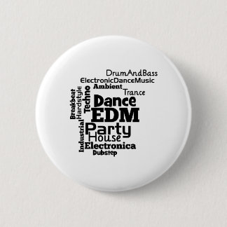 EDM Dance Party Word Cloud Button