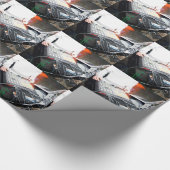 EDM DJ mischende Musik an einer Untergrundshow Geschenkpapier (Ecke)