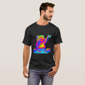 Edm Electronic Dance Techno Frog Rave T-Shirt (Vorne ganz)