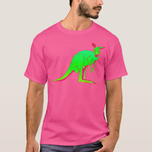Edm Electronic Dance Techno Känguru Rave T-Shirt