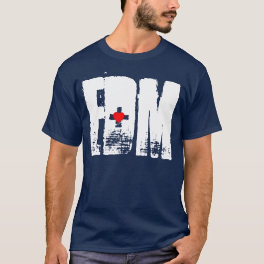 EDM IM HERZEN T-Shirt (Vorderseite)