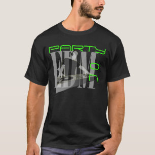EDM NEON GRÜNE PARTY EIN T-Shirt