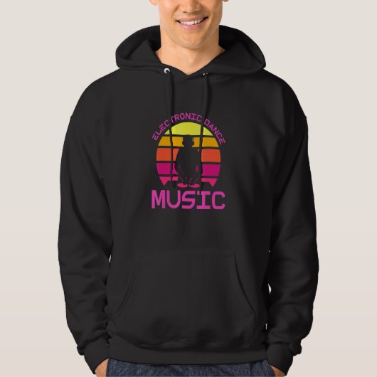 Edm Rave Dj Electronic Dance Music Hoodie (Vorderseite)