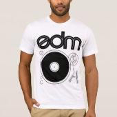 EDM Retro Turntable-Shirt T-Shirt (Vorderseite)