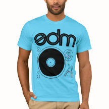 EDM Retro Turntable-Shirt