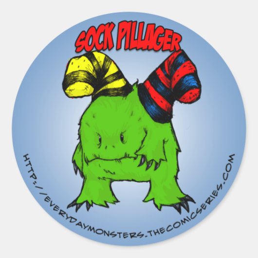 EDM Sock Pillager Sticker (Vorderseite)