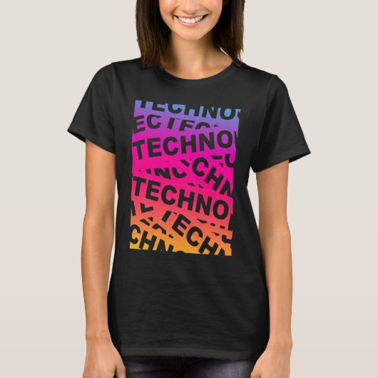 EDM Techno Music Festival Rave Party Trance Raver T-Shirt (Vorderseite)