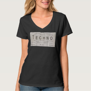 Edm Techno Untergrund Rave Cities on Back T-Shirt