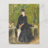 Edma sitzt im Park | Berthe Morisot Postkarte (Vorderseite)