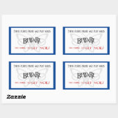 EdMo Beware Aufkleber (Blatt)