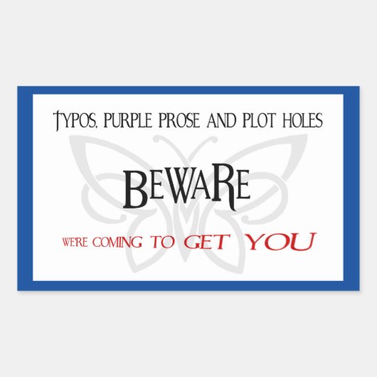 EdMo Beware Aufkleber (Vorderseite)