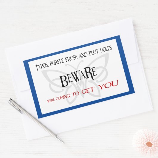 EdMo Beware Aufkleber (Umschlag)