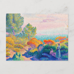 Edmond Cross, Zwei Frauen am Strand, Postkarte