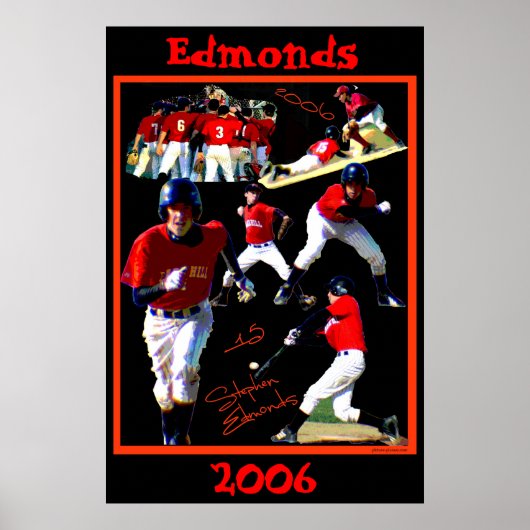 Edmonds Freshman Baseball Poster2 Poster (Vorne)