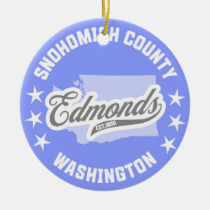 Edmonds, Washington Keramik Ornament