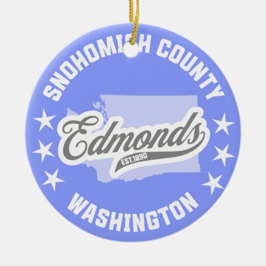 Edmonds, Washington Keramik Ornament (Vorne)