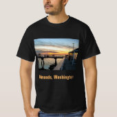 Edmonds Washington Pier bei Sunset T-Shirt (Vorderseite)