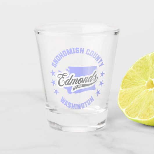Edmonds, Washington Schnapsglas (Vorderseite)