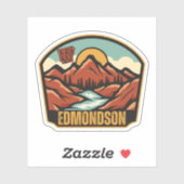 Edmondson, Arkansas Aufkleber (Blatt)