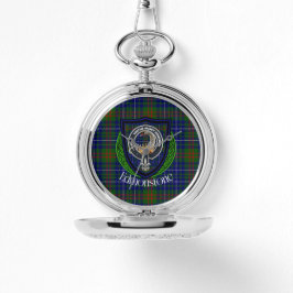 Edmonstone Scottish Clan Tartan & Crest Armbanduhr