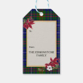 Edmonstone Scottish Clan Tartan & Crest Geschenkanhänger (Rückseite)