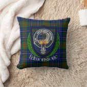 Edmonstone Scottish Clan Tartan & Crest Kissen (Decke)