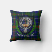 Edmonstone Scottish Clan Tartan & Crest Kissen (Rückseite)
