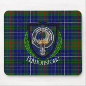 Edmonstone Scottish Clan Tartan & Crest Mousepad (Vorne)