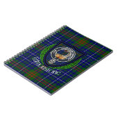 Edmonstone Scottish Clan Tartan & Crest Notizblock (Linke Seite)