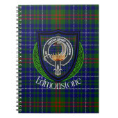 Edmonstone Scottish Clan Tartan & Crest Notizblock (Vorderseite)