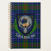 Edmonstone Scottish Clan Tartan & Crest Planer (Vorderseite)