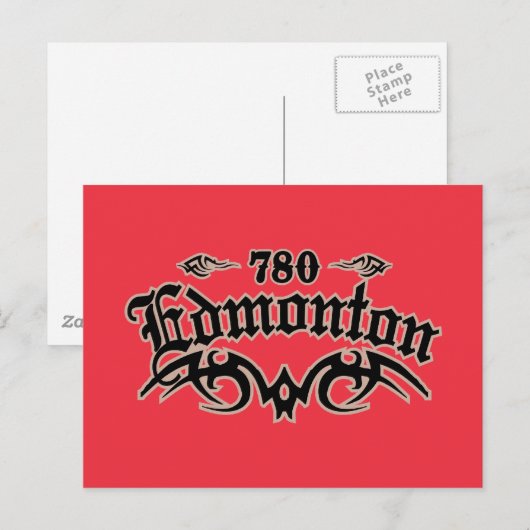 Edmonton 780 postkarte (Vorne/Hinten)