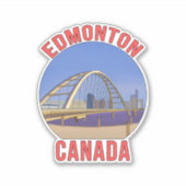 Edmonton Alberta Kanada Aufkleber (Vorderseite)